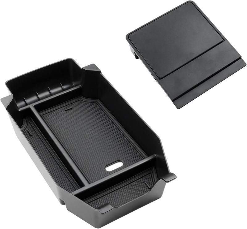 ELECFRESH 2PCS Center Console Organizer Tray for 2026 2023-2025 Honda Accord Accessories, Glove Storage Box wiht Aremrest Hidden Storage Box for Honda Accord - Image 1